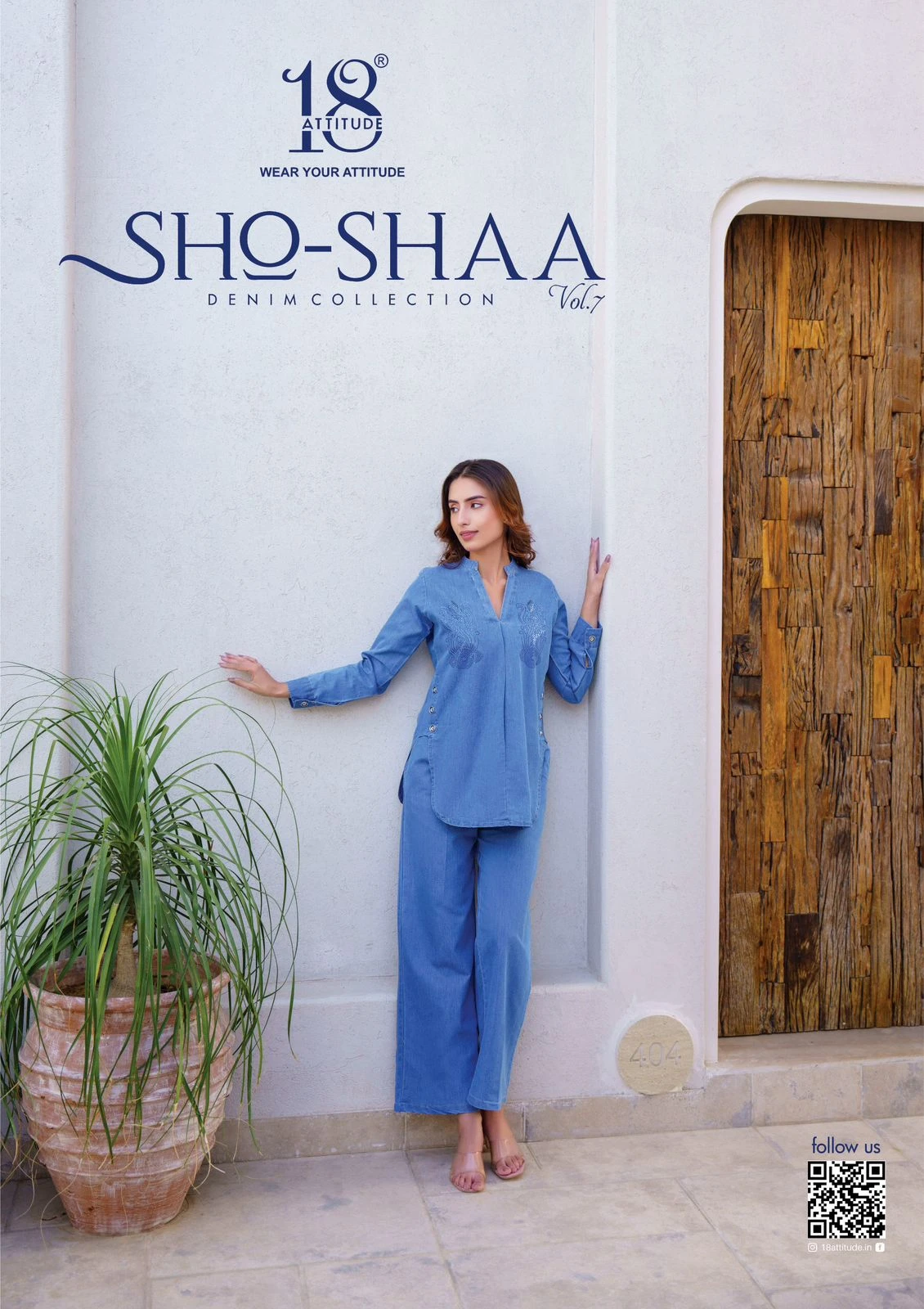 Vardan Ethnic Sho-Shaa Vol 7 Denim Cotton Wholesale Denim Collection Catalog — Wholesale Kurtis, MPA wholesale from Surat — view 2